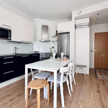 Apartmán Bright 37m2 Studio With Sauna In The Heart Of *